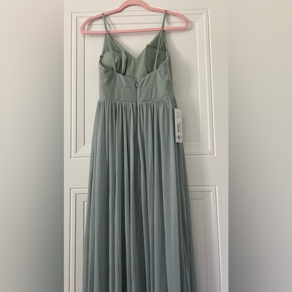 NWT Azazie AGAVE Kiri Dress Bridesmaid - Picture 3 of 3